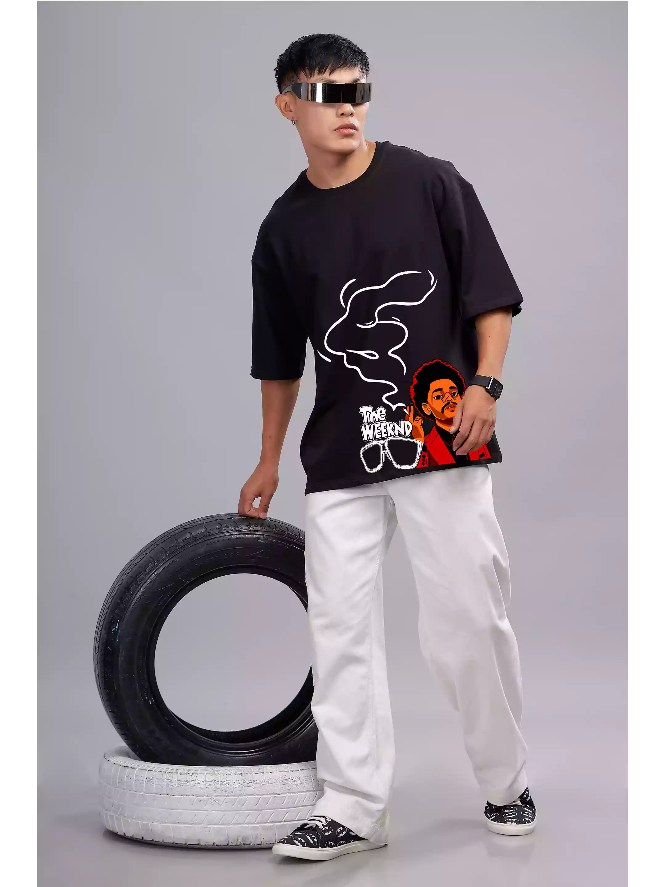 WEEKND NW - Sukhiaatma Unisex Oversize Black T-shirt