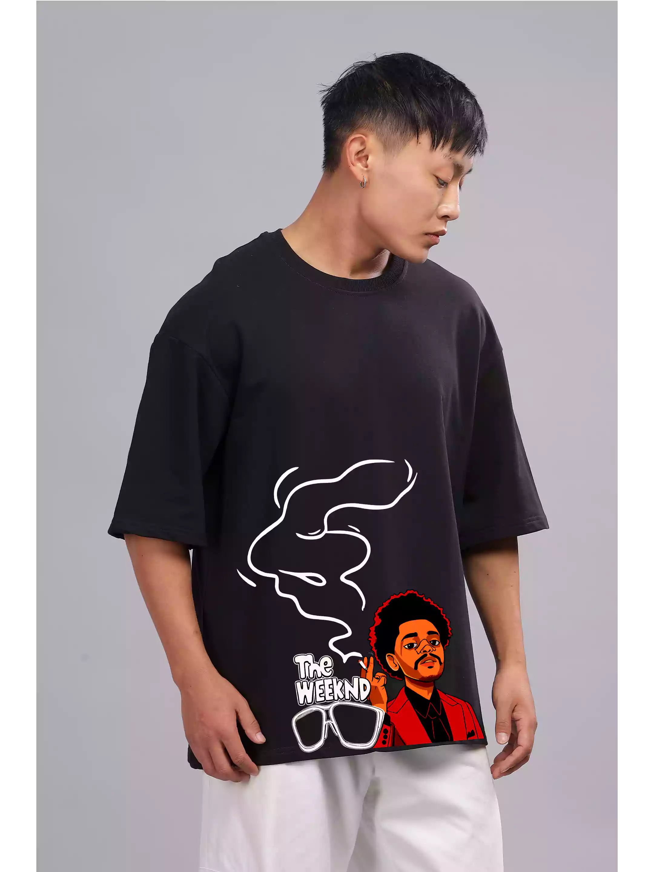 WEEKND NW - Sukhiaatma Unisex Oversize Black T-shirt