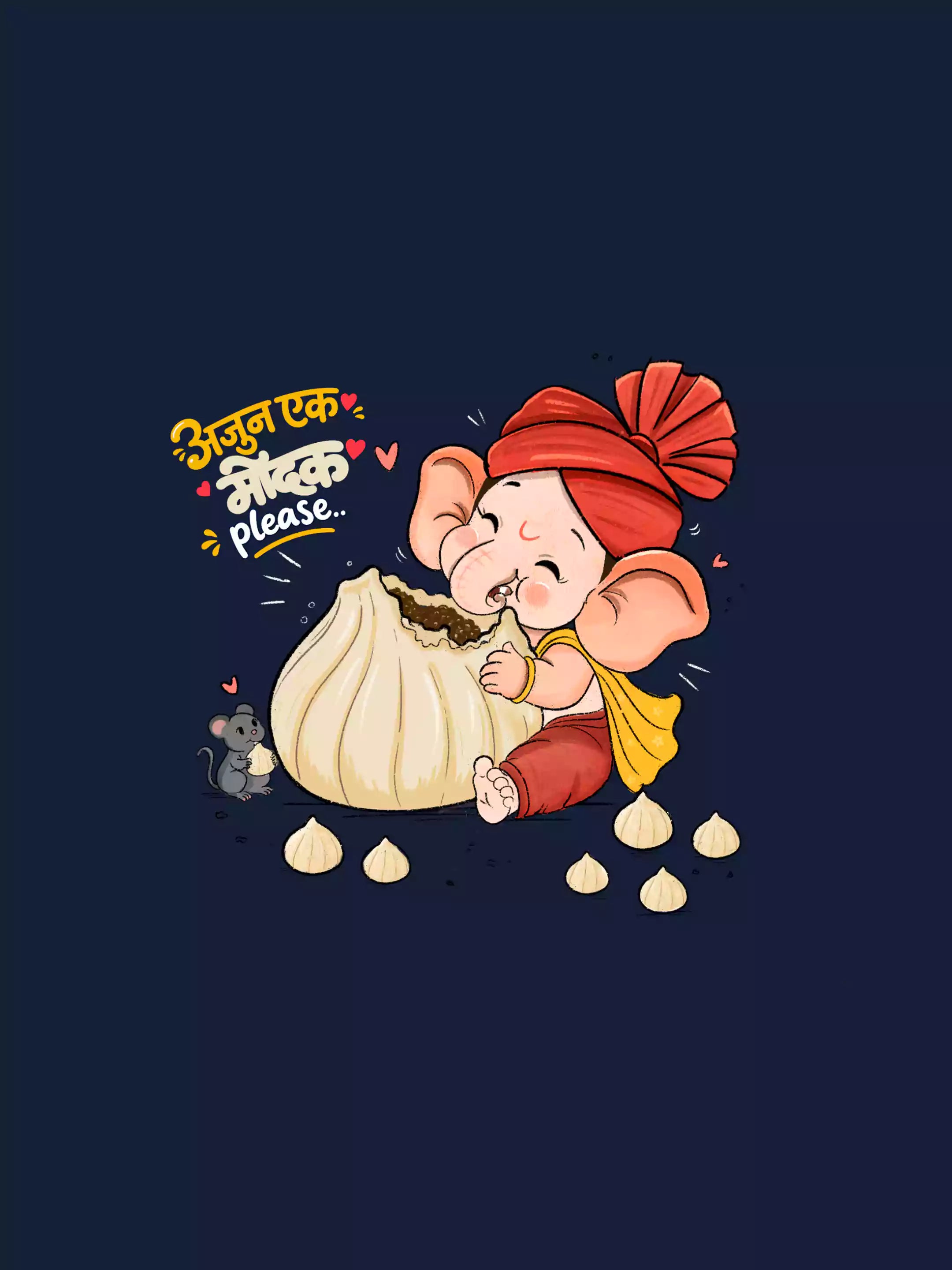 Modak Please - NB- Sukhiaatma Ganpati T-Shirt