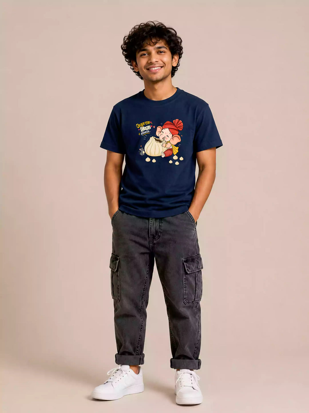 Modak Please - NB- Sukhiaatma Ganpati T-Shirt
