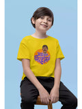 MHJ - Asa Livlay Kids Graphic Printed Yellow T-shirt