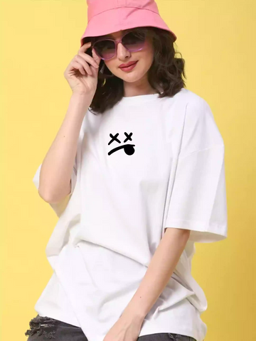 Being Normal White - Sukhiaatma Unisex Oversized T-shirt