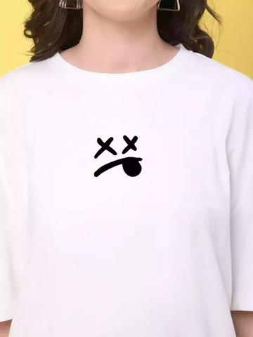 Being Normal White - Sukhiaatma Unisex Oversized T-shirt