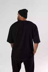 Zakaas Black - Sukhiaatma Unisex Oversized Black T-shirt