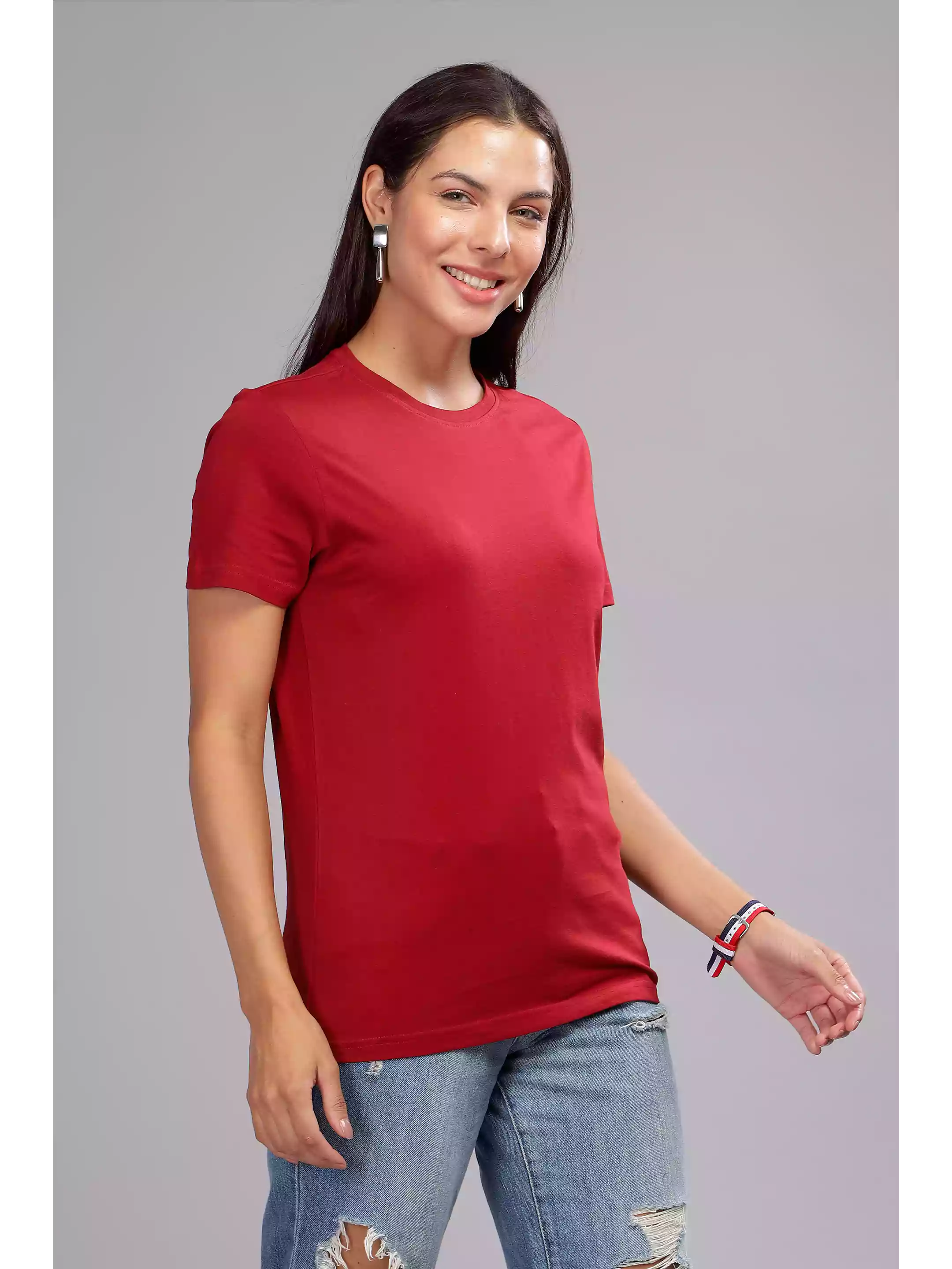 Burgundy - Sukhiaatma Unisex Basic T-shirt