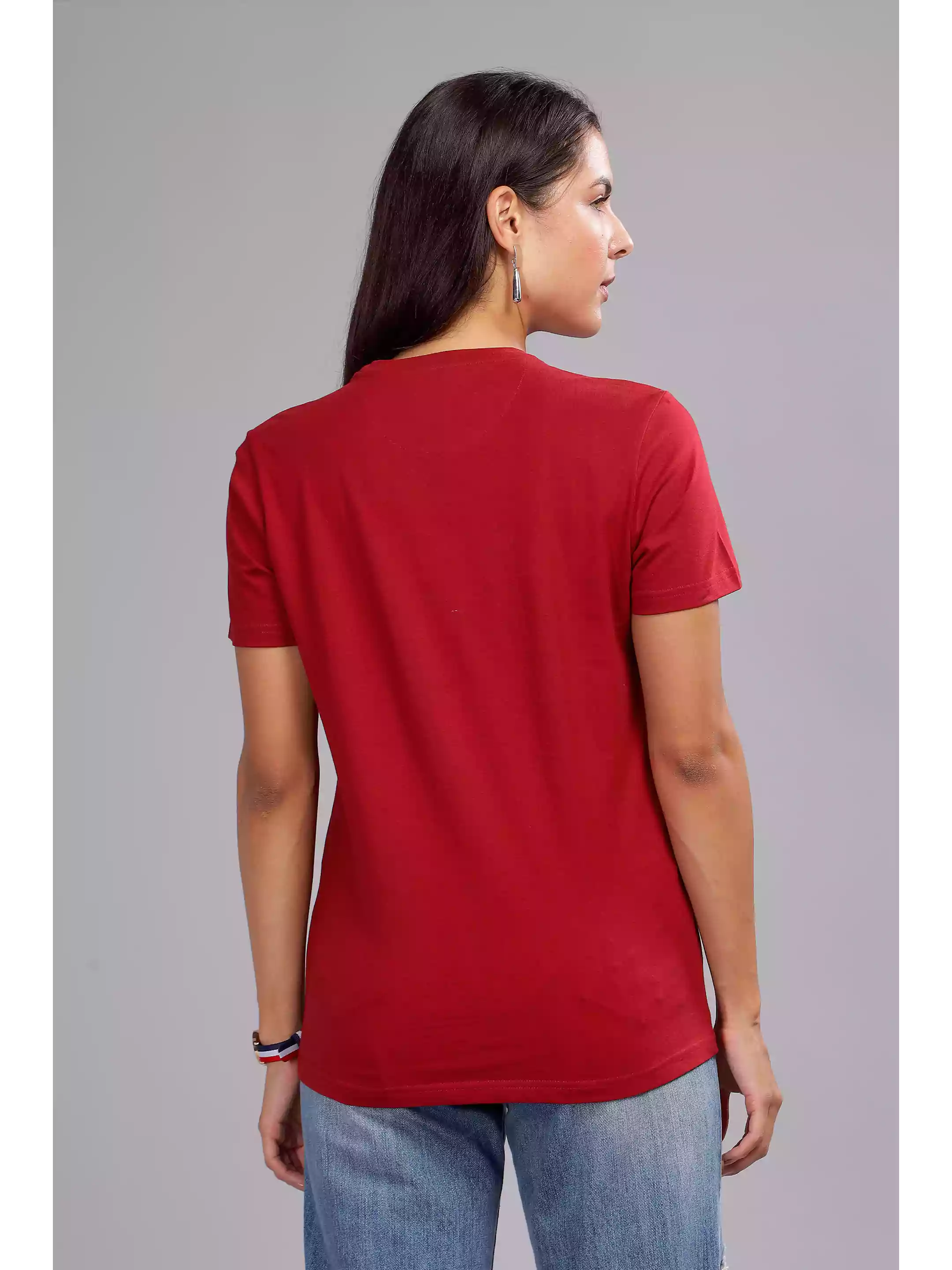 Burgundy - Sukhiaatma Unisex Basic T-shirt