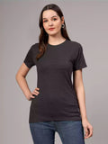 Charcoal Grey - Sukhiaatma Unisex Basic T-shirt