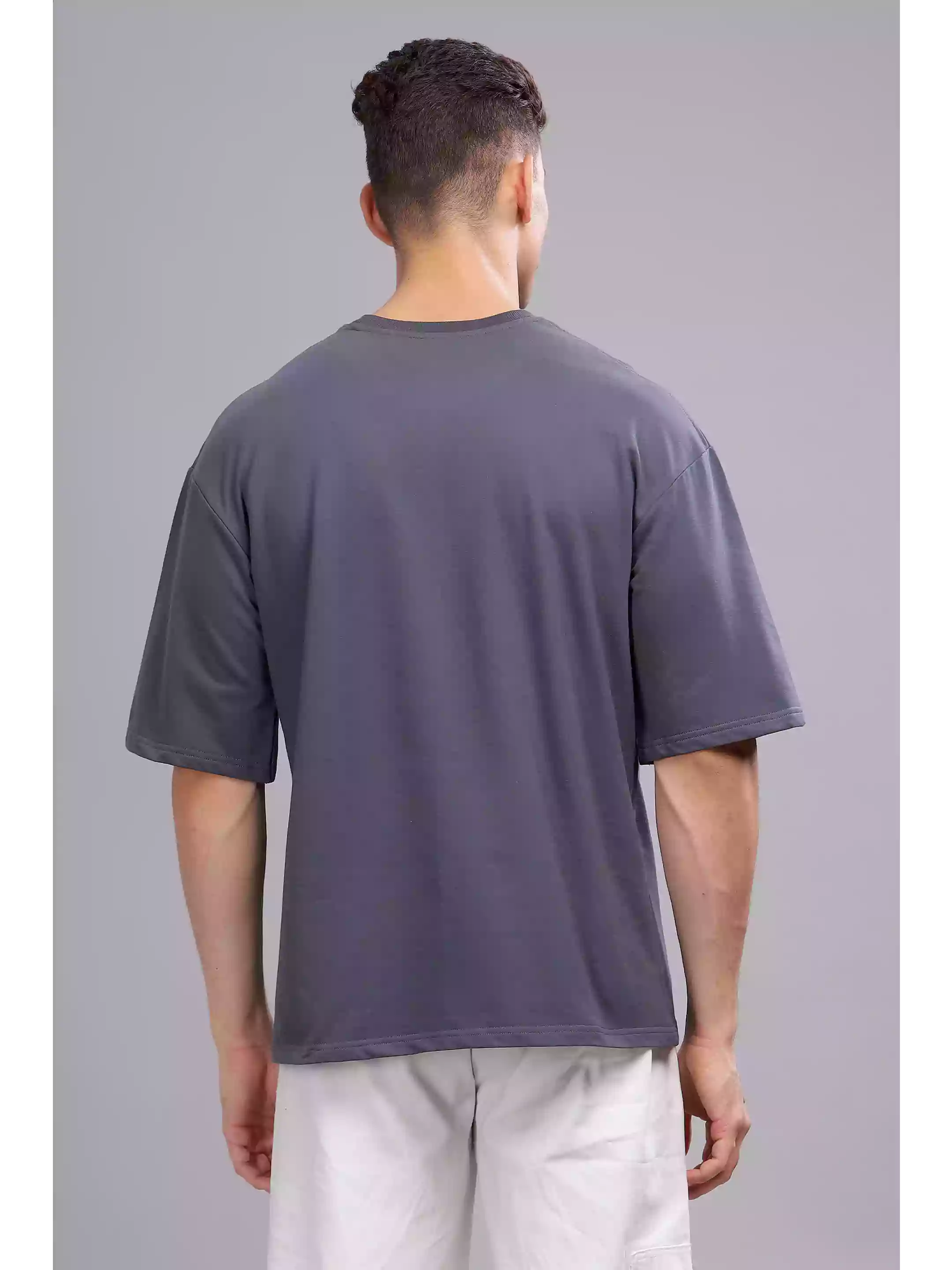 SA Original - Sukhiaatma Unisex Oversize Cement Grey T-shirt