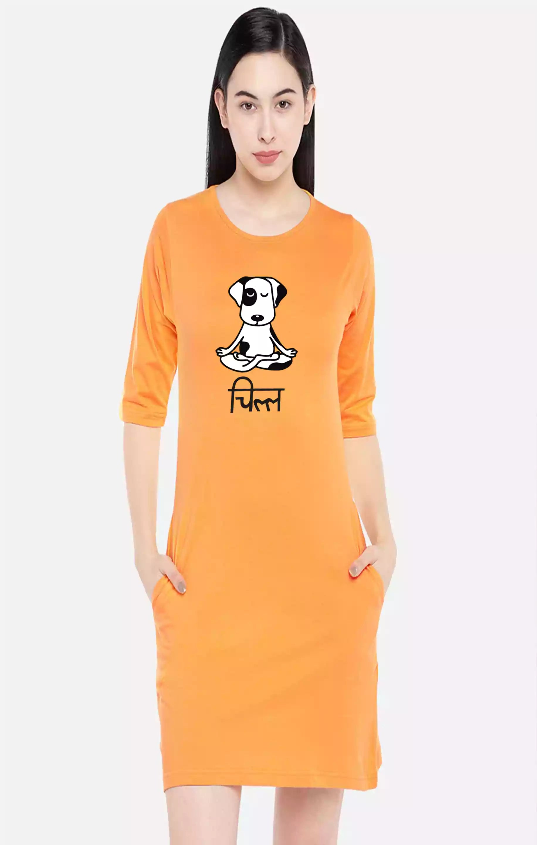 Chill - Sukhiaatma Designer T-shirt Dress