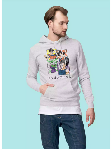 DB22 - Sukhiaatma Unisex Graphic Printed Grey Hoodie