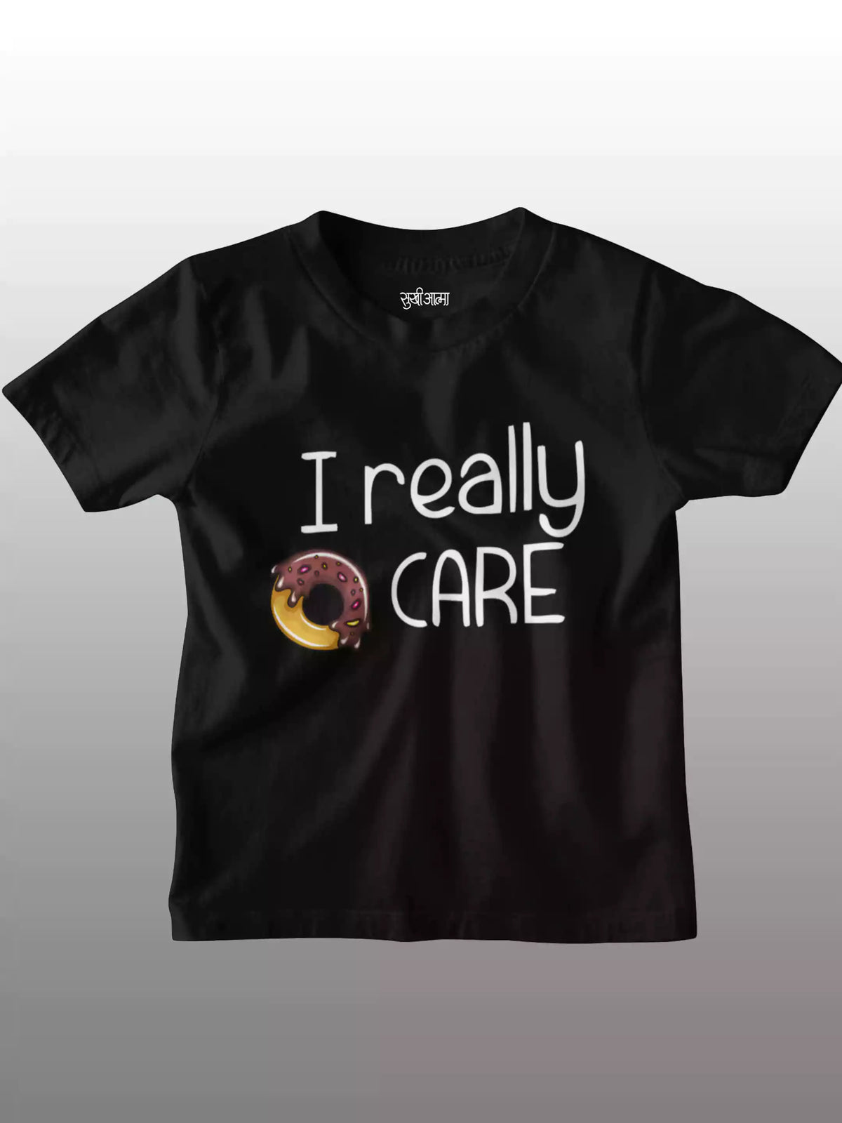 Doughnut Care - Sukhiaatma Unisex Graphic Printed Kids T-shirt