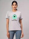 Drama Queen  - Sukhiaatma Unisex Graphic Printed Gray T-shirt