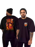 Duck Hunt - Sukhiaatma Unisex Oversized Black T-shirt