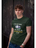 Energy Saving Mode - Sukhiaatma Unisex Graphic Printed Green T-shirt