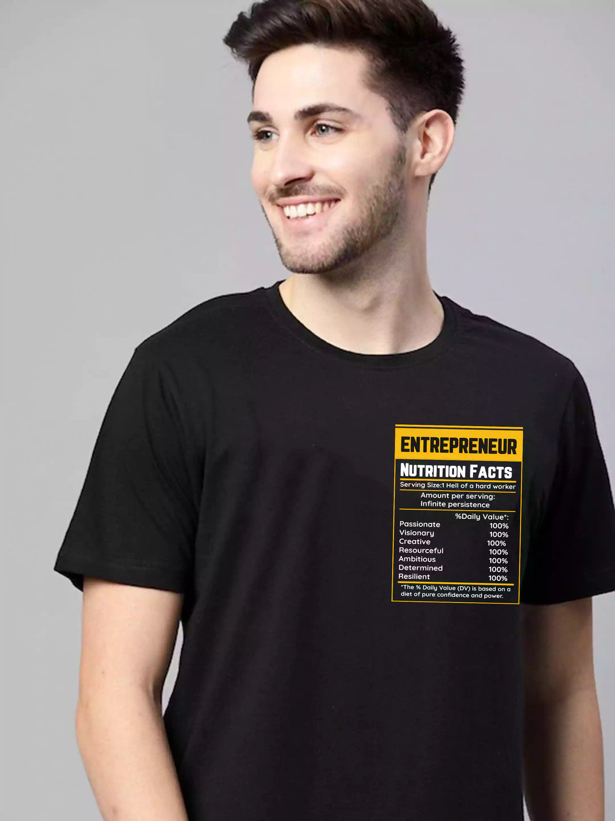 Entrepreneur - Sukhiaatma Unisex Graphic Printed T-shirt