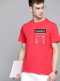 Fashionista - Sukhiaatma Unisex Graphic Printed Red T-shirt