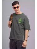 Freshly Baked - Sukhiaatma Unisex Oversize Forest Green T-shirt