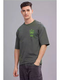 Freshly Baked - Sukhiaatma Unisex Oversize Forest Green T-shirt