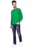 Green - Sukhiaatma Unisex Solid Sweatshirt