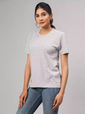 Grey Melange- Sukhiaatma Unisex Basic T-shirt