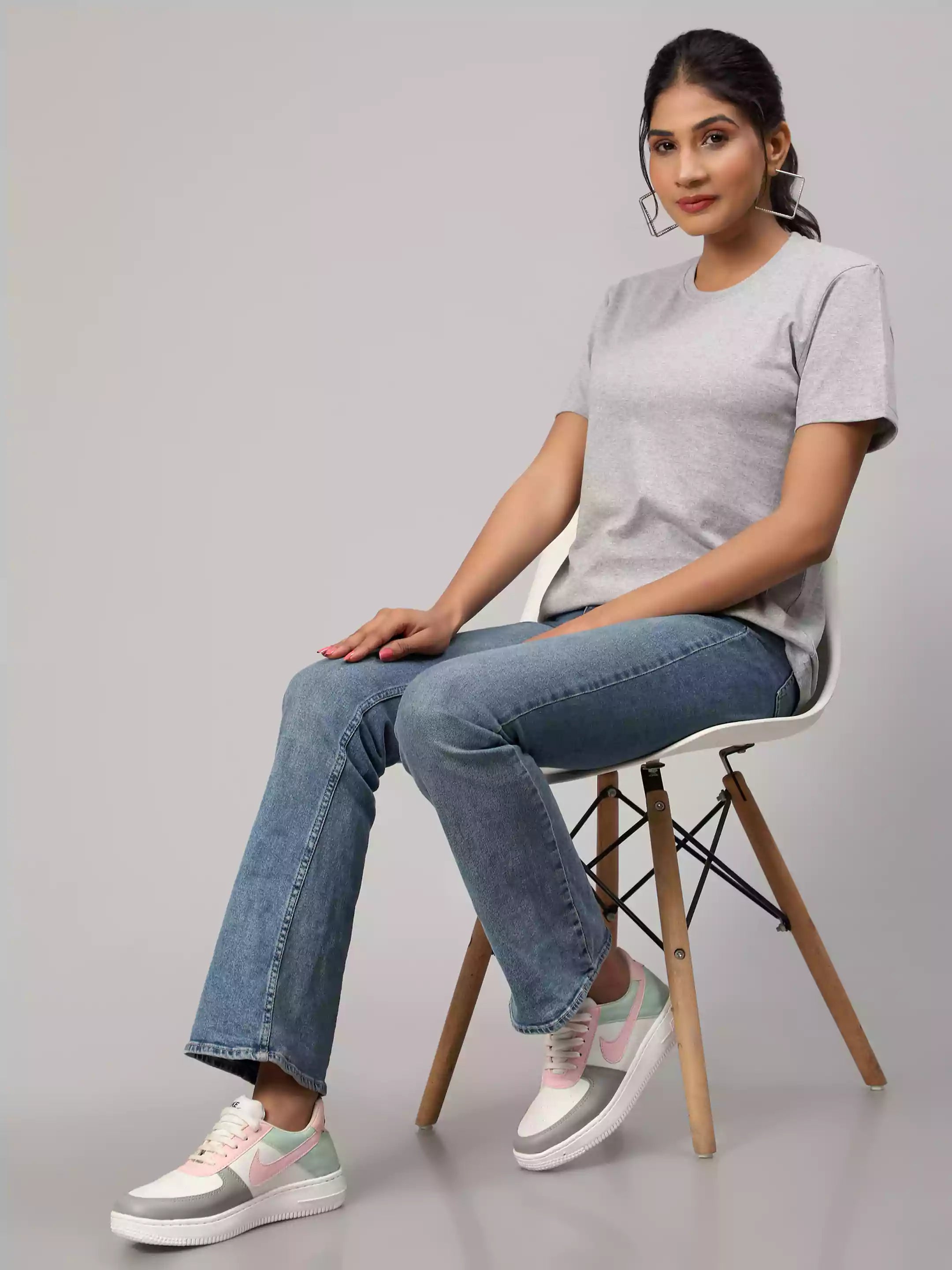 Grey Melange- Sukhiaatma Unisex Basic T-shirt
