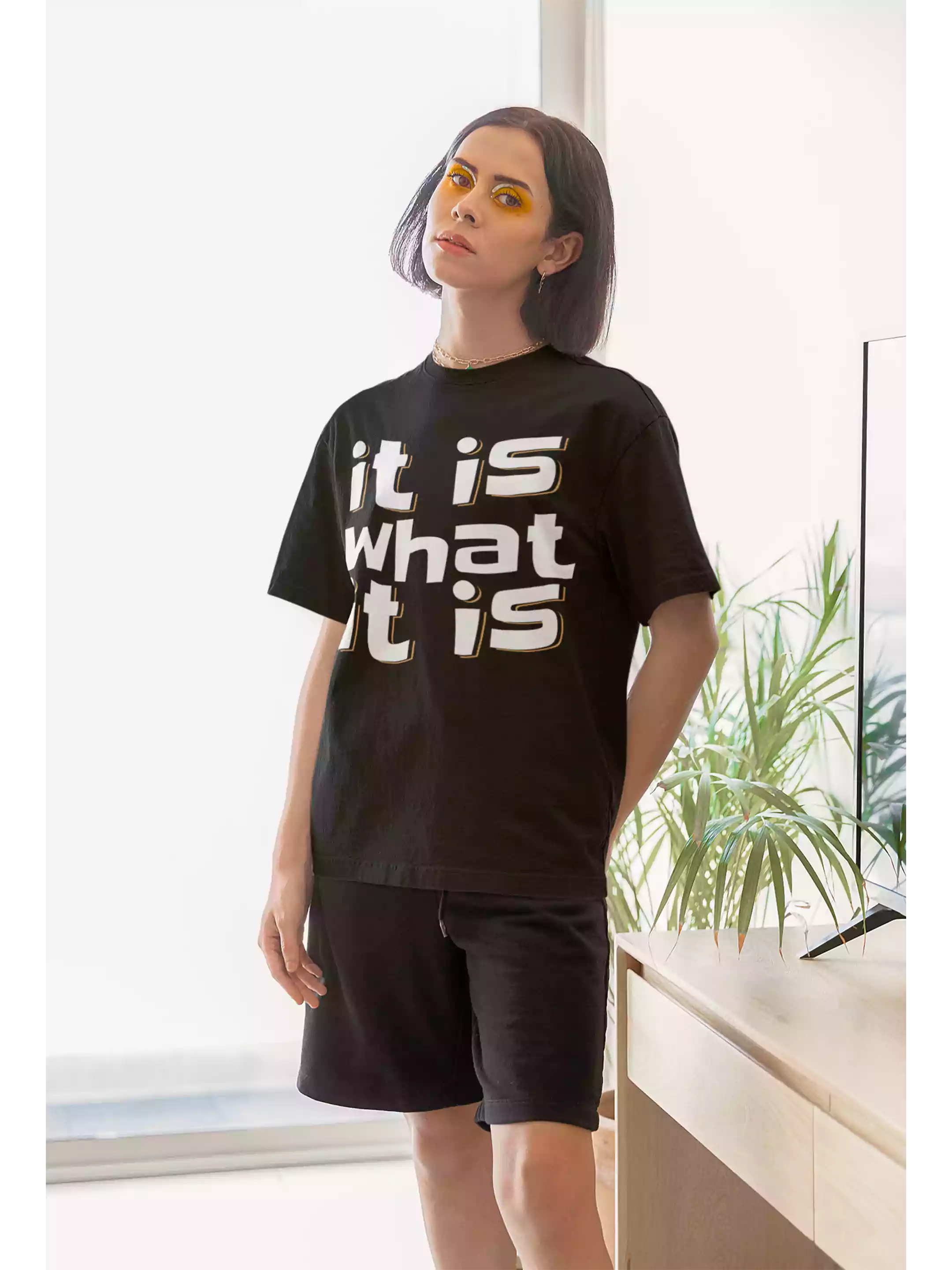 It is what it is - Sukhiaatma Unisex Oversized T-shirt