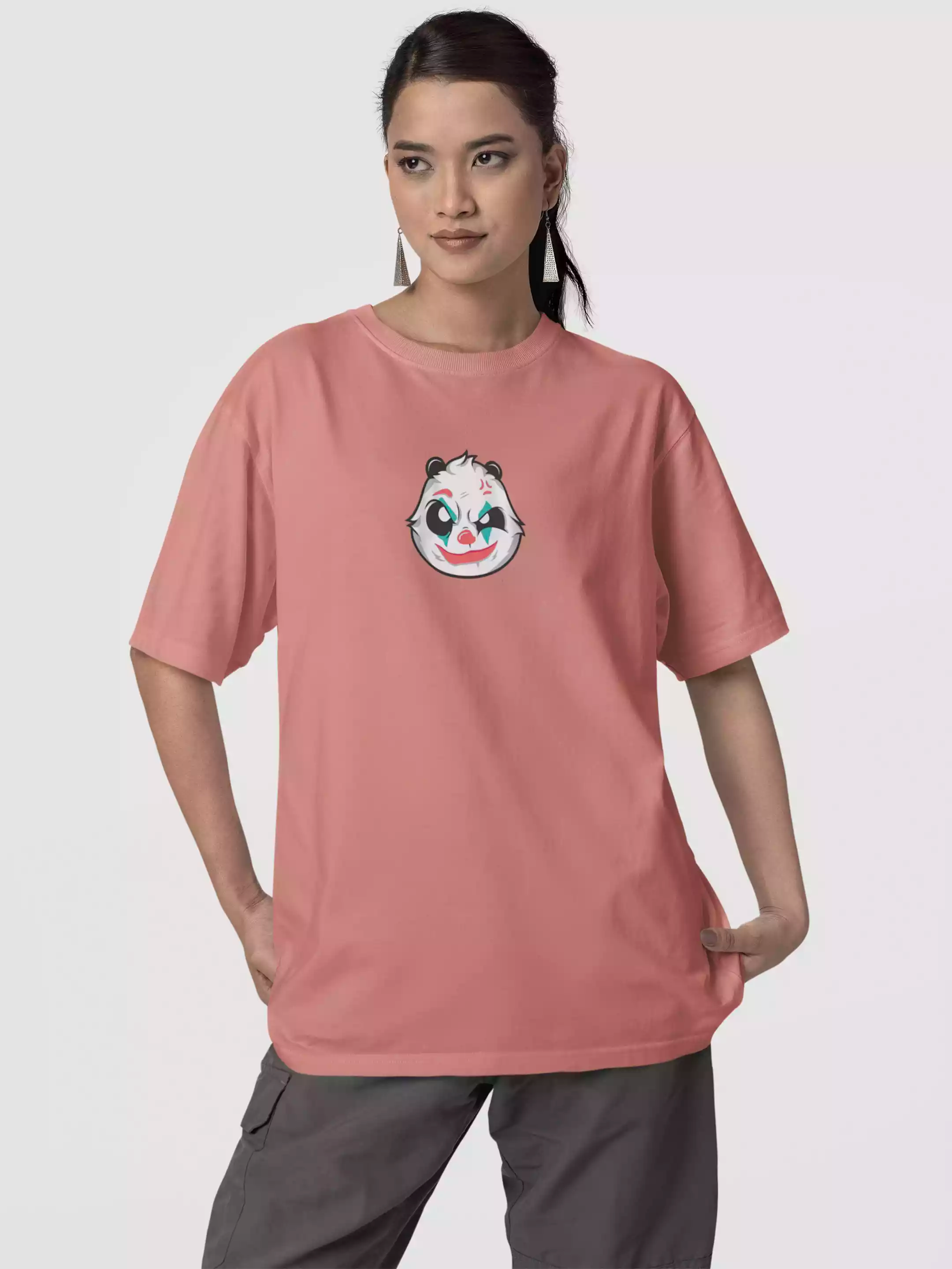 Joker panda - Sukhiaatma Unisex Oversized T-shirt