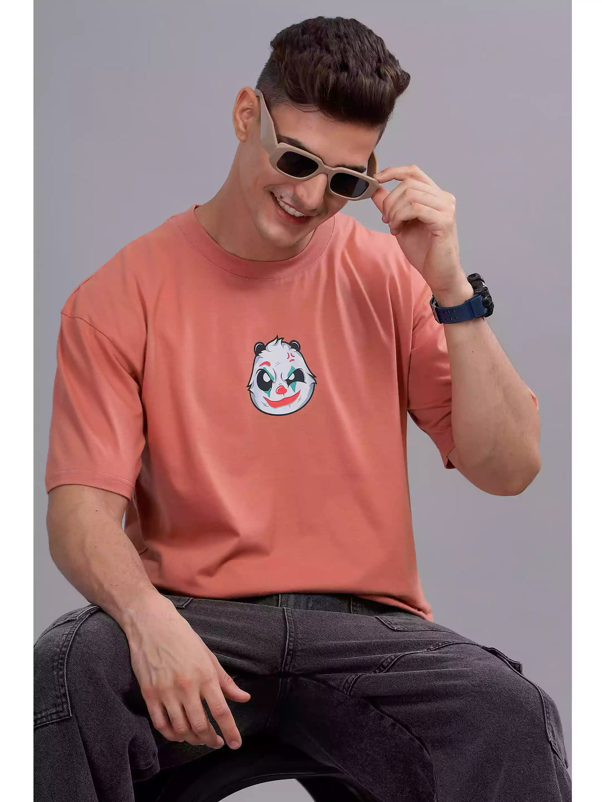 Joker panda - Sukhiaatma Unisex Oversize T-shirt
