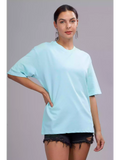 Solid Light Blue Over sized - Sukhiaatma Unisex T-shirt