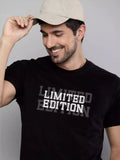 Limited Edition - Sukhiaatma Unisex Graphic Printed Black T-shirt