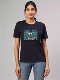 Love till Death - Sukhiaatma Unisex Graphic Printed Navy blue T-shirt