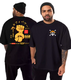 Luffy Power - Sukhiaatma Unisex Oversized Black T-shirt