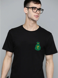 Make Money - Sukhiaatma Unisex Graphic Printed Black T-shirt