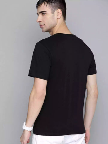 Know Pain - Sukhiaatma Unisex Graphic Printed Black T-shirt