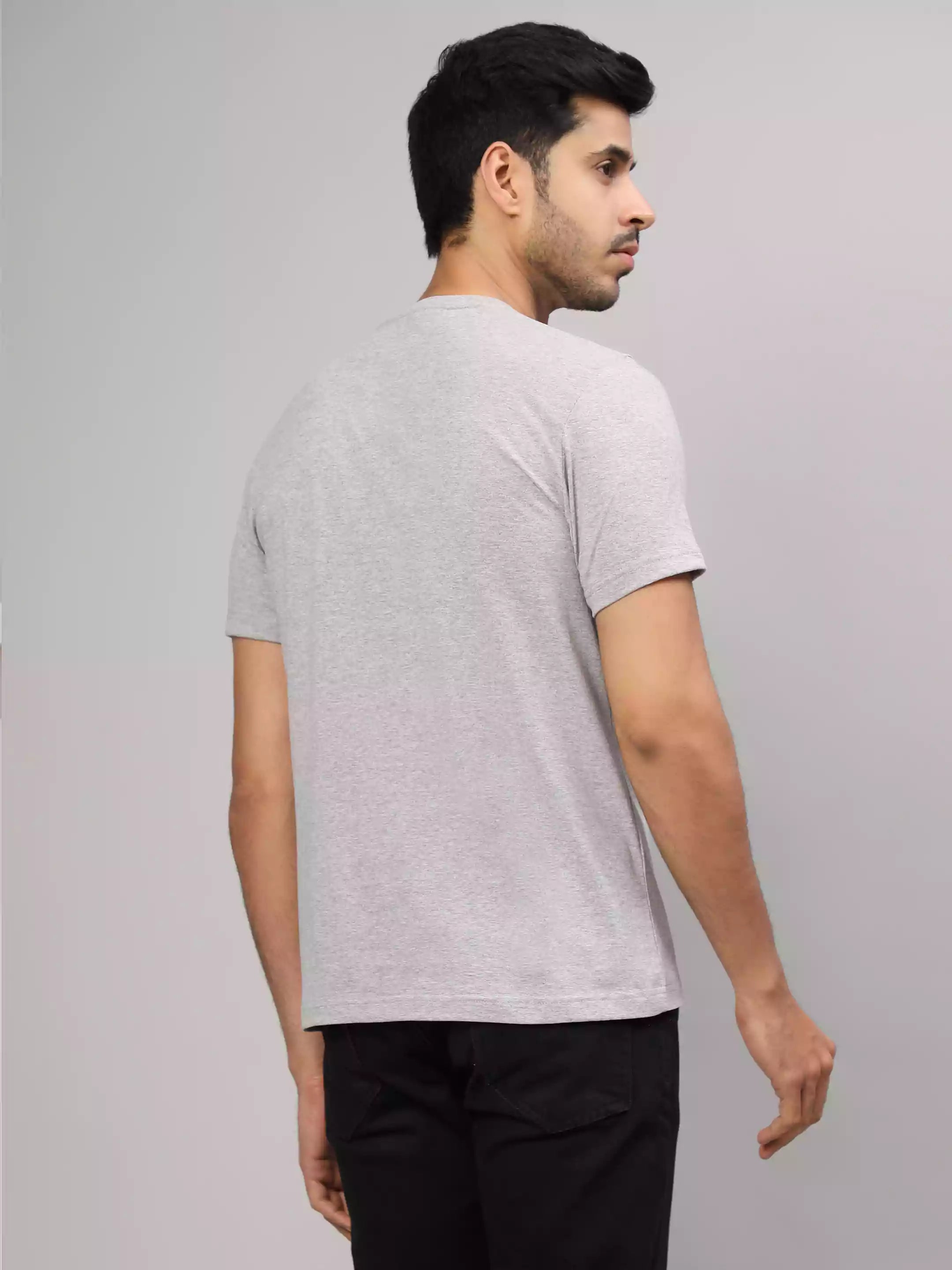 Mala nahi Mahit - Grey Sukhiaatma Unisex Marathi Graphic Printed T-shirt