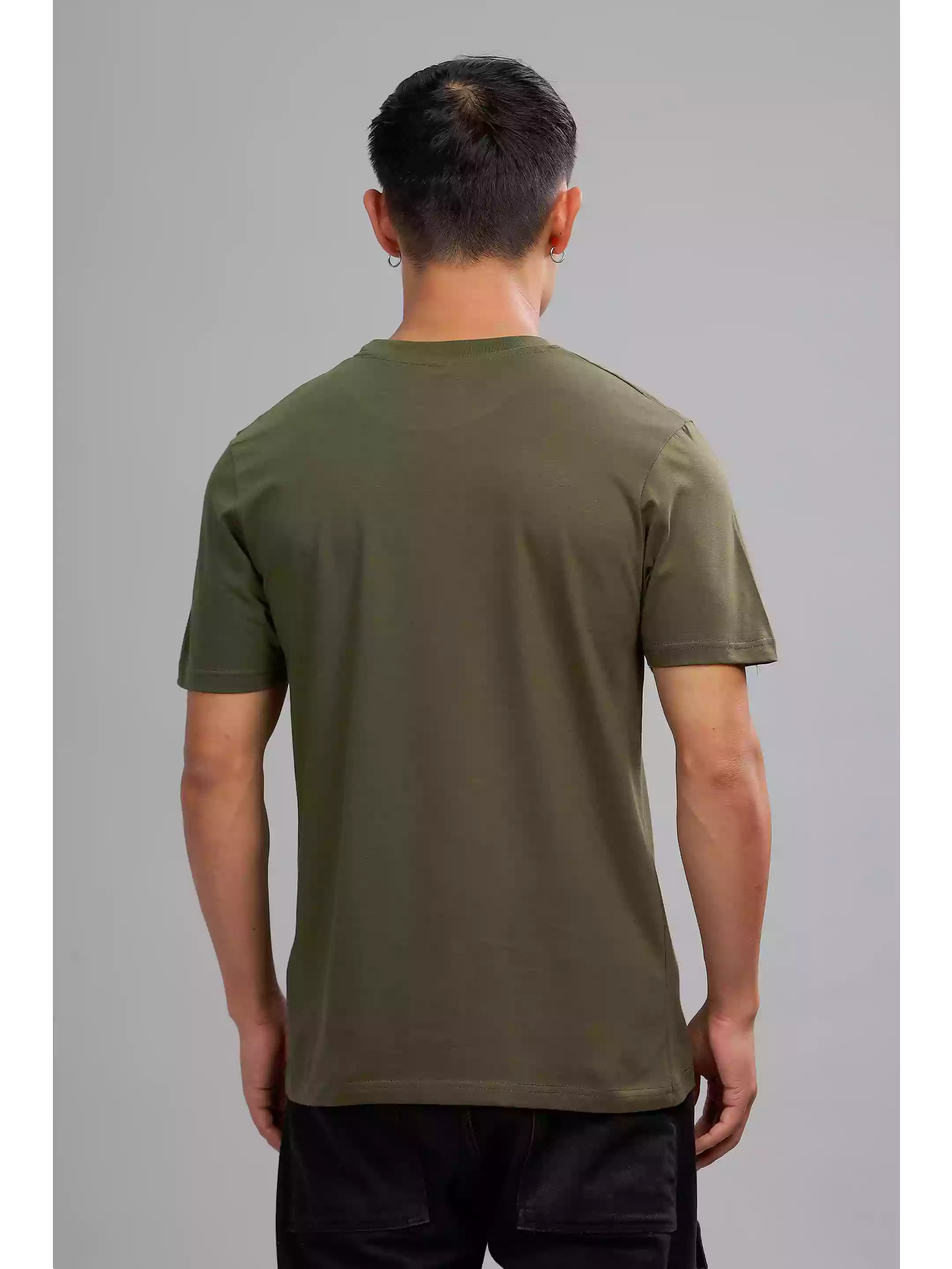Olive Green - Sukhiaatma Unisex Basic T-shirt