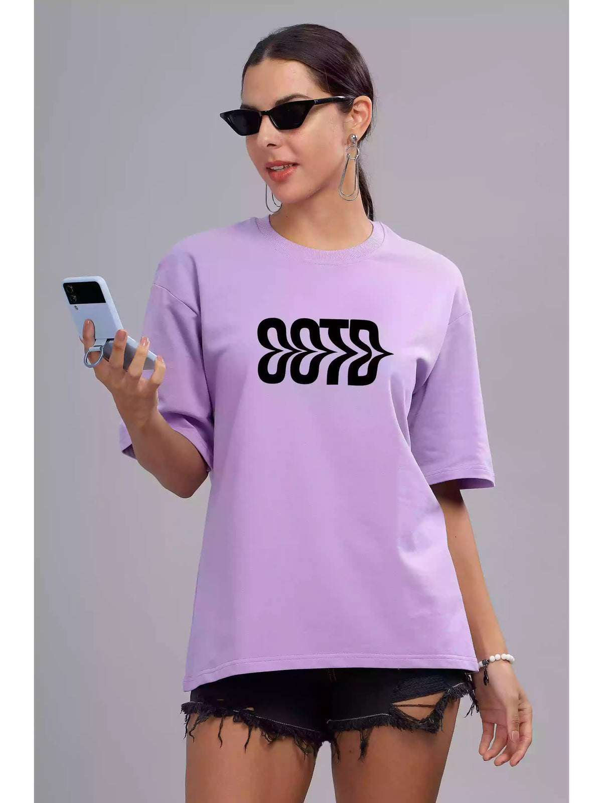 OOTD Lavender - Sukhiaatma Unisex Oversized T-shirt