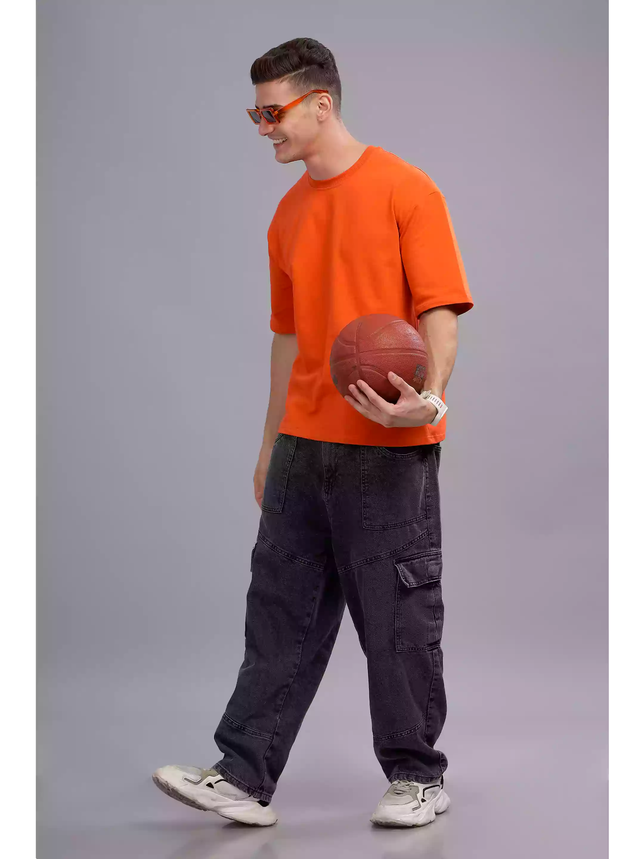 Solid Orange Over sized - Sukhiaatma Unisex T-shirt
