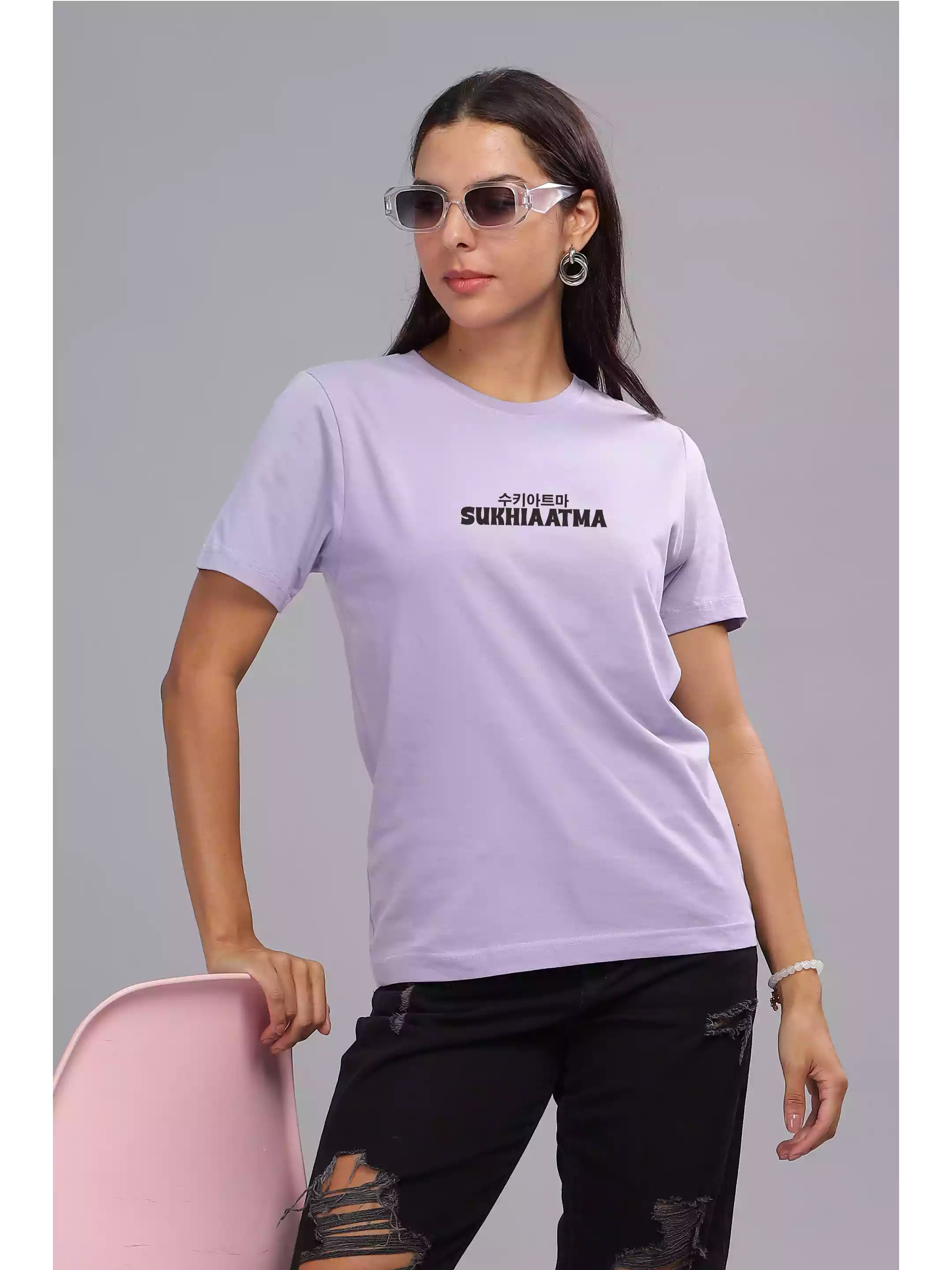 One Soul, Many Tongues - Sukhiaatma Unisex Graphic Printed T-shirt