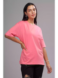 Solid Pink Over sized - Sukhiaatma Unisex T-shirt