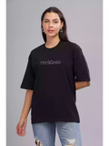 Reckless - Sukhiaatma Unisex Oversized Black T-shirt