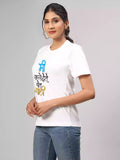 Me salle dete White - Sukhiaatma Unisex Marathi Graphic Printed T-shirt