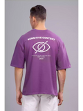 Sensitive content - Sukhiaatma Unisex Oversize Purple T-shirt