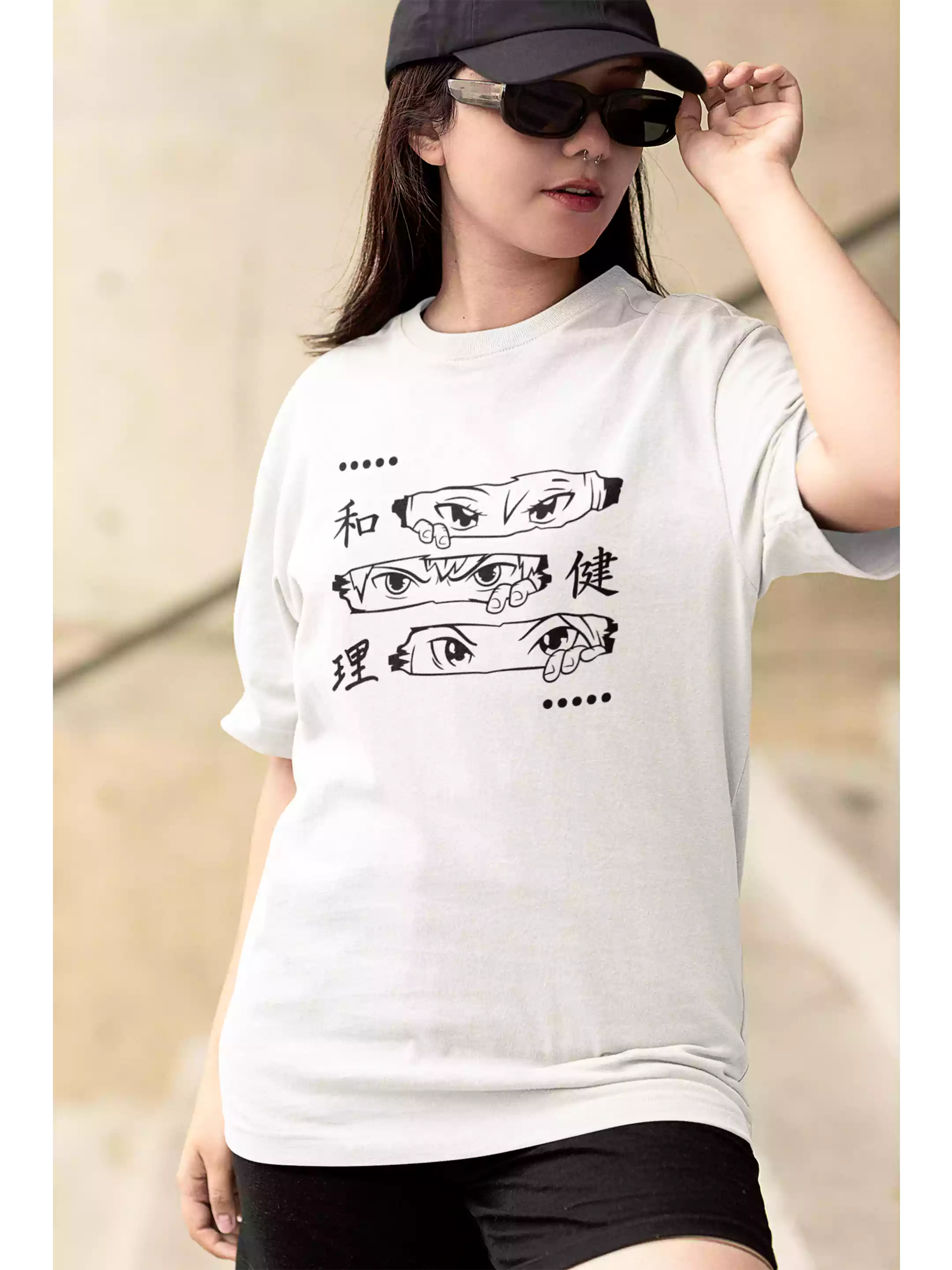 Sharingan Eyes - Sukhiaatma Unisex Oversized T-shirt