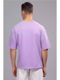 MHJ - Shehzada Unisex Graphic Printed OS LavenderT-Shirt