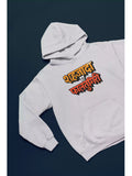MHJ - Shehzada Unisex Graphic Printed Grey Hoodie