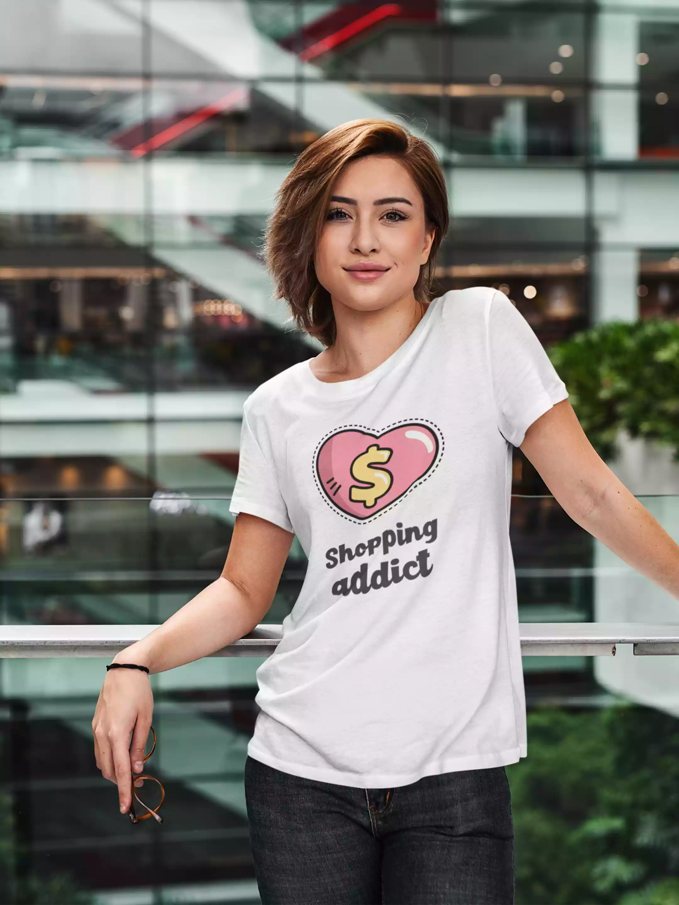 Shopping Addict  - Sukhiaatma Unisex Graphic Printed T-shirt
