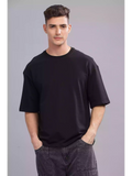 Solid Black Over sized - Sukhiaatma Unisex T-shirt