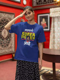MHJ - SuperPower Unisex Graphic Printed OS RB T-Shirt