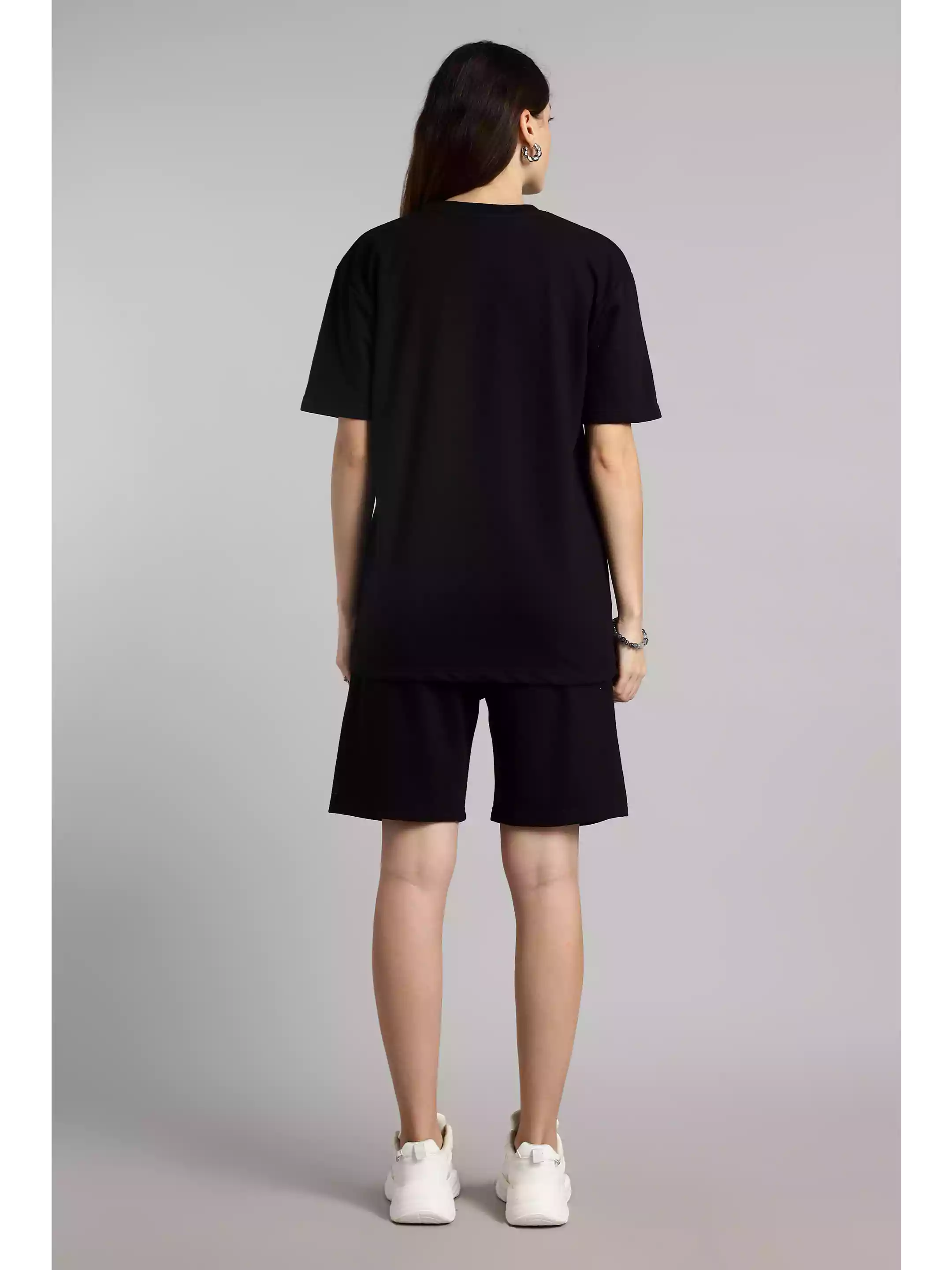 MHJ - Talent Unisex Oversized Black Co-ord